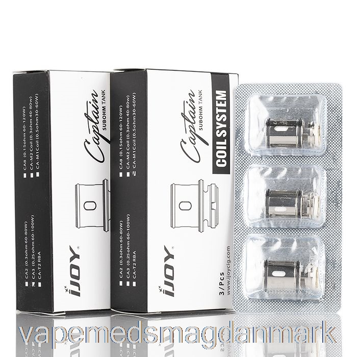 Engangs Vape Danmark Ijoy Captain Ca Erstatningsspoler 0,15ohm Ca8 Spoler